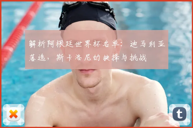 解析阿根廷世界杯名单:迪马利亚落选,斯卡洛尼的抉择与挑战
